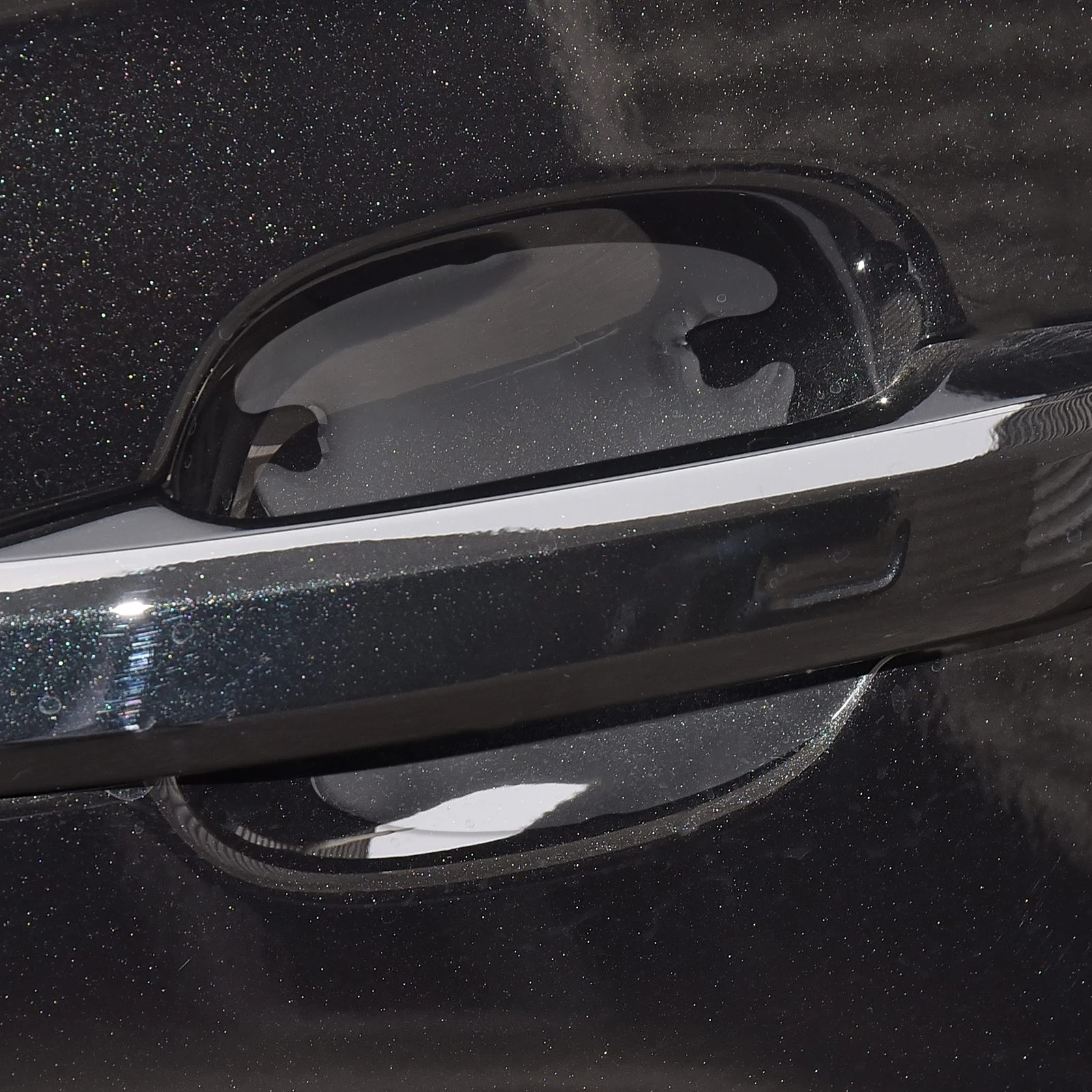 

4pcs Handle Sticker Transparent Scratch Resistant Pvc Universal Fit Handle Bowl Protector For Vehicle Exterior Car Accessories