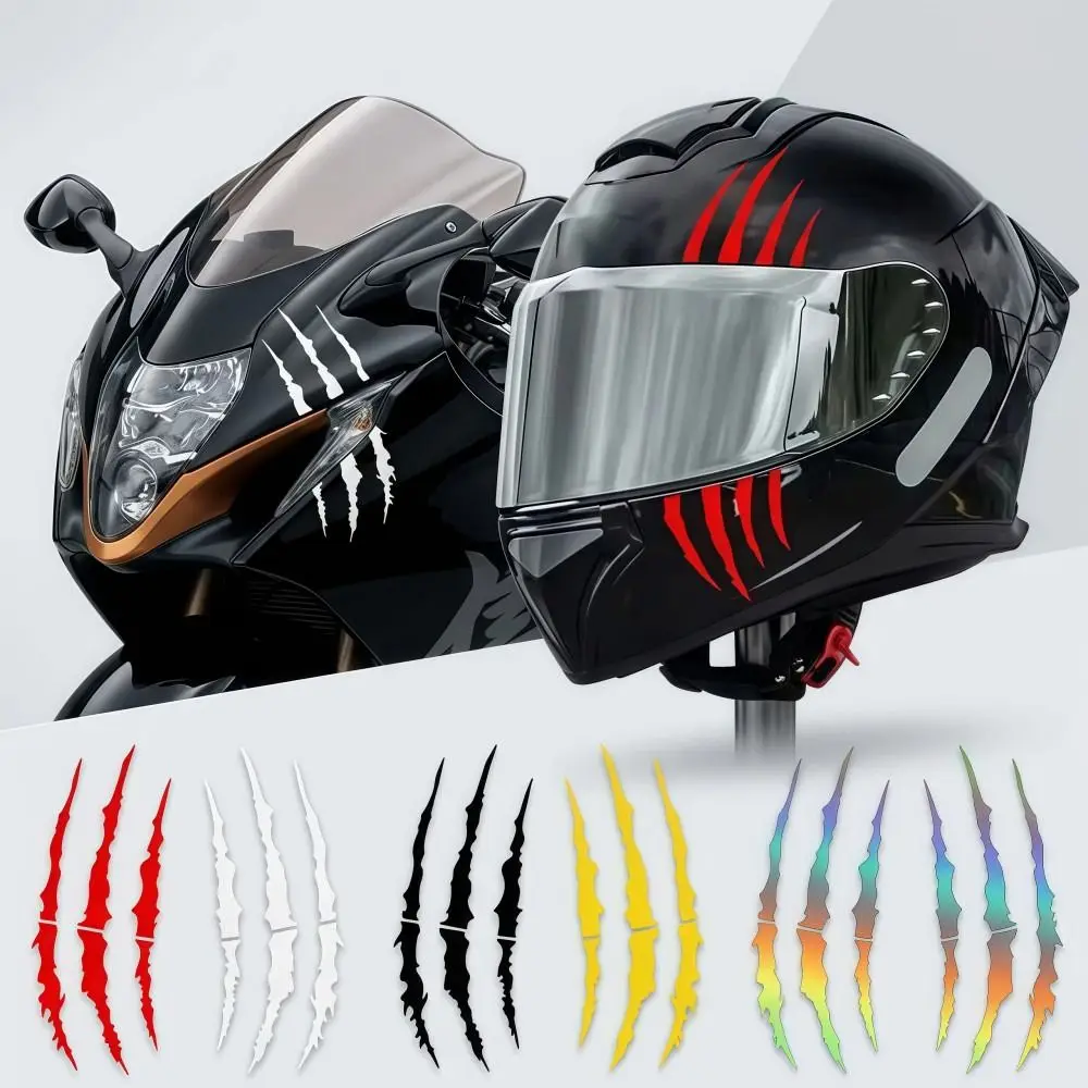 

Demon Claw Motorcycle Stickers Covering Scratches DIY Helmet Stickers Solid Color Waterproof Car Vinyl Stickers