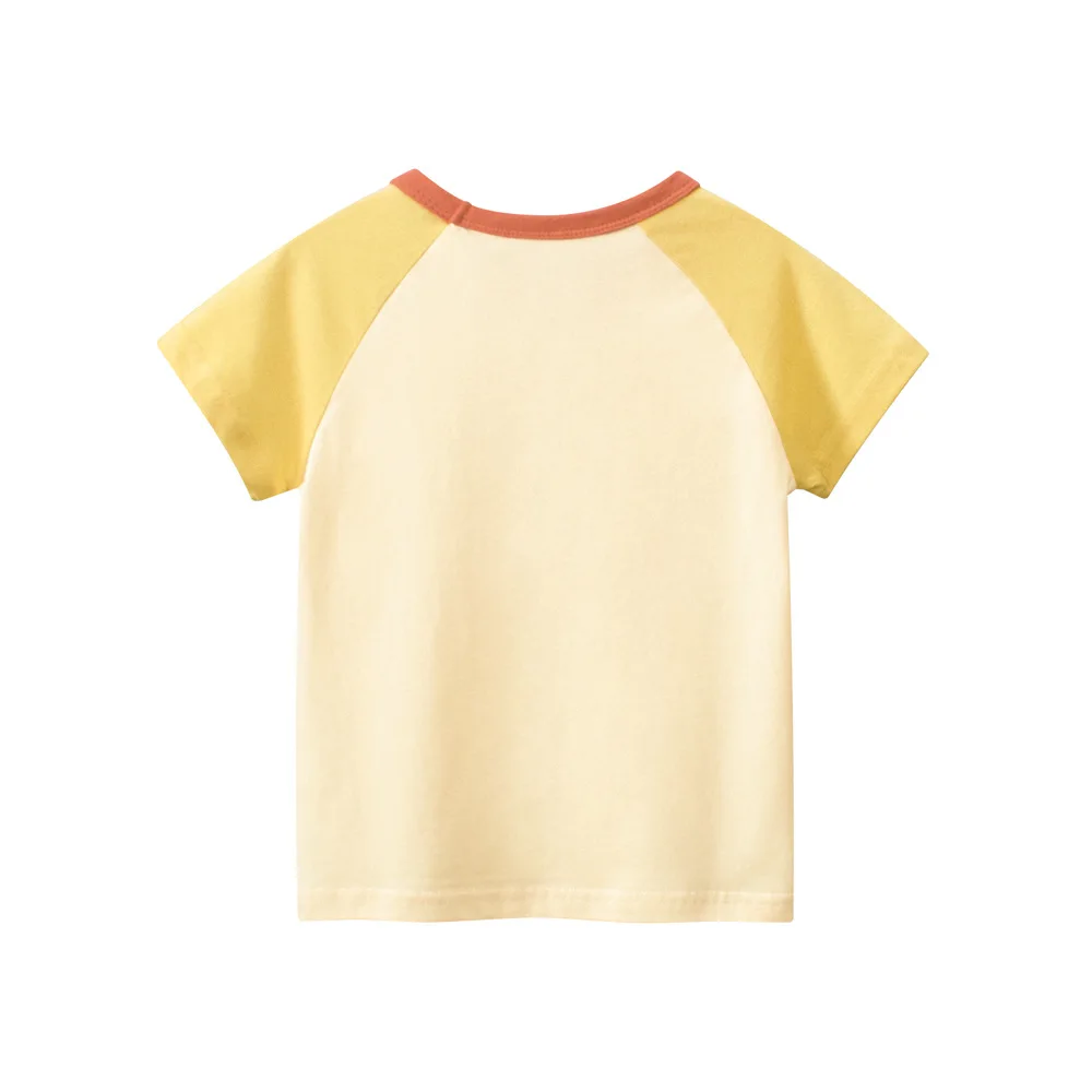 1-9T Cotton T Shirt for Girls Toddler Kid Tshirt Baby Girl Clothes Summer Loose Tee Top Short Sleeve Childrens Outfit