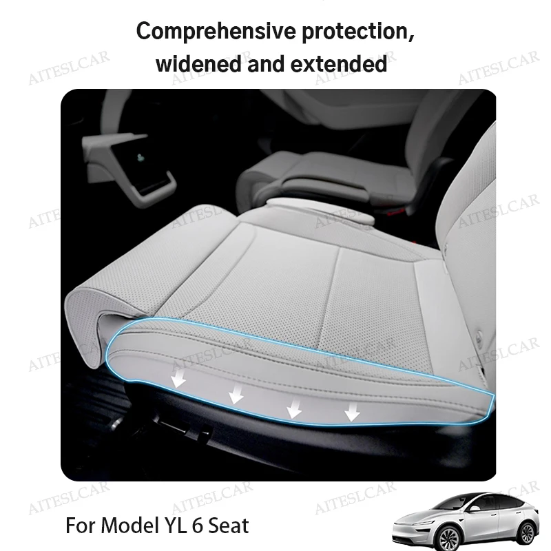 Leg Support Extension Seat Cover For New Tesla 2026 Model Y L 6 Seat 2026 Memory Foam Extender Cushion Car Interior Accessories view 6