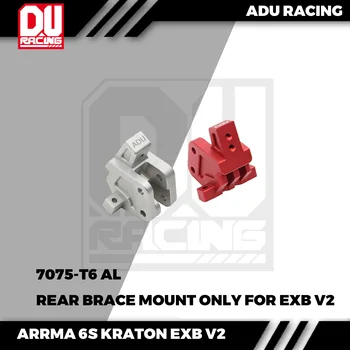 ADU Racing CENTRUM BRACE MOUNT ACHTER CNC 7075 T6 ALUMINIUM VOOR ARRMA 6 S kraton exb v2