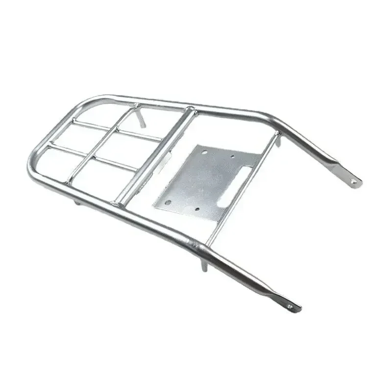 

Silver Rear Luggage Rack Back Bracket Holder Carrier For Honda XR250 XR400 96-04