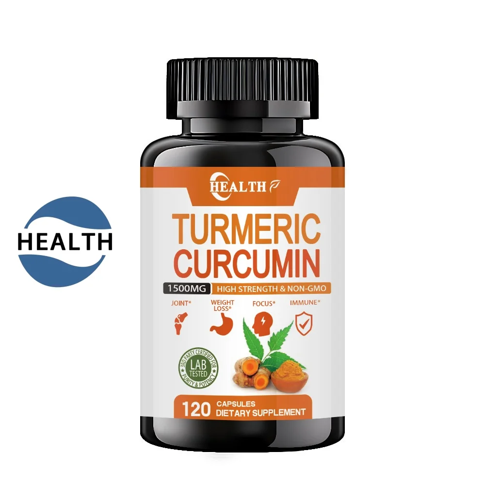 Organic 1500mg Turmeric Extract with 95 Curcumin Enhanced with Black Pepper Ginger Strength