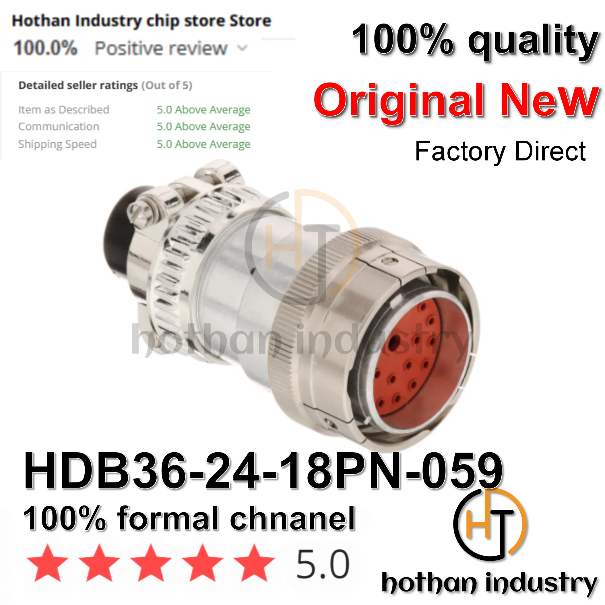 

(1PCS) HDB36-24-18PN-059 HDB36-24-18PE-072 100% NEW Automotive Connectors BR AWY PL ASM