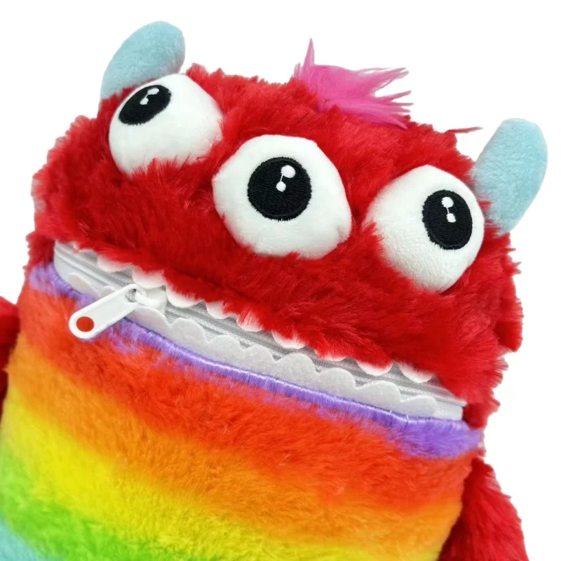 Neue Anime Monster Island ‌   Plüsch Puppe Spielzeug 30CM Cartoon Nette Weiche Regenbogen Köstliche Monster Plüsch Puppen Spielzeug Für Kind Geschenk