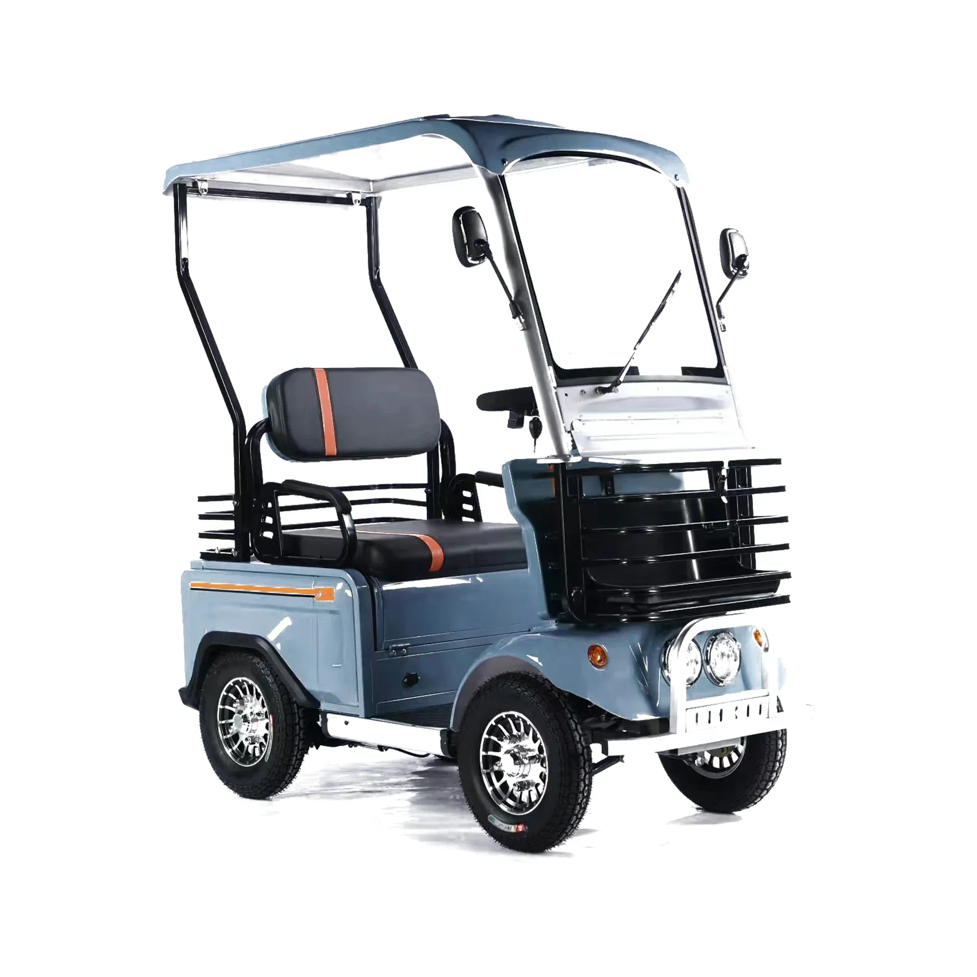 Wholesale 800W 60V Electric Elderly Mobility Scooter 4 Wheel Mutlifuction Long Range Golf Cart With Roof