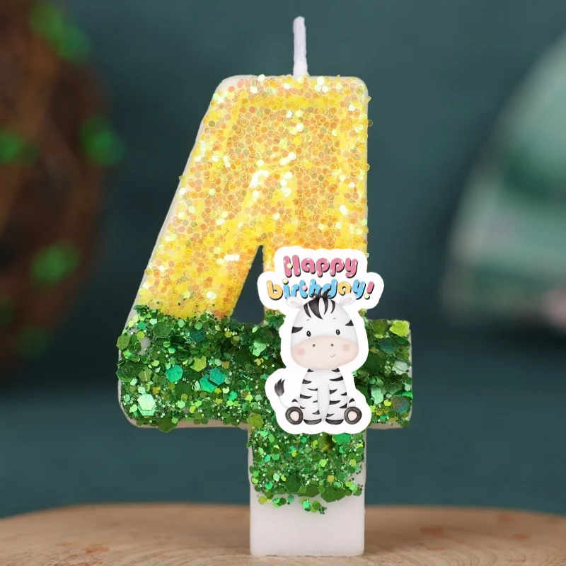 Forest Animal zebra Digital Ca - Zebra Candle Supplies ulasan dan harga