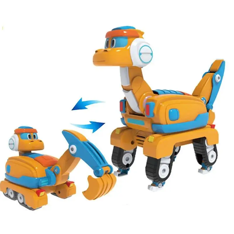 Big Gogo Dino ABS Deformation Car/Airplane With Sound Action Figures REX/PING/TOMO Transformation Dinosaur toys for Kids