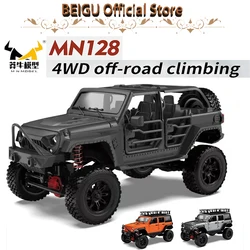 RC Crawler 4x4 Car MN128 2.4G Wspinaczka Buggy Professional z oświetleniem LED Pełnoмасштабні zdalnie sterowane samochody Zabawki dla chłopców Prezent