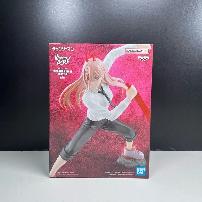 Bandai In Voorraad Banpresto Originele Trillingen Sterren Anime Chainsaw Man Gekijouban Power Hayakawa Aki Action Figure Model Speelgoed Gift