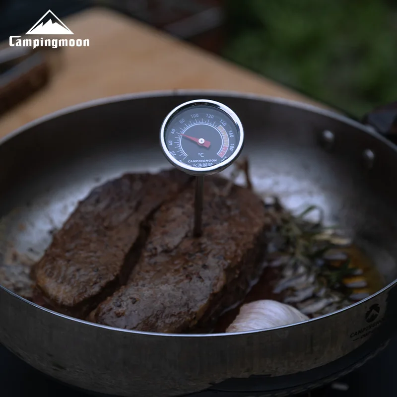 Outdoors Food Thermometer Milk Foam Monitoring Thermometer Coffee Drinks Thermometer BBQ Grill Deep Fry Analog Thermometer