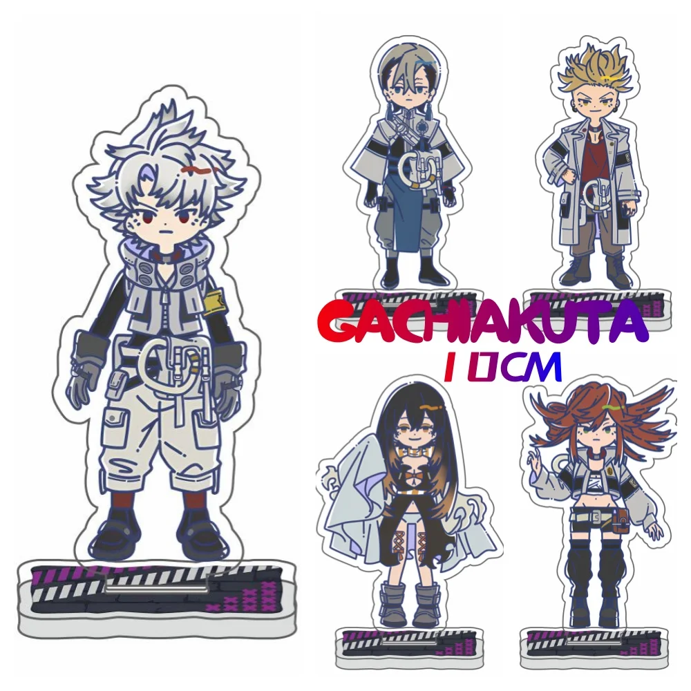 

10CM Anime GACHIAKUTA Acrylic Stand Model Figure Sakura Haruka Suo Hayato Umemiya Hajime Fans Desk KEY CHAIN Gifts