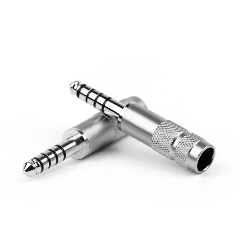 Audio Jacks 4.4mm Connector Balanced Interface 4.4 5 Poles Jack Male Plug Rhodium Gold DIY NW-WM1Z/A Headset Speaker Terminal