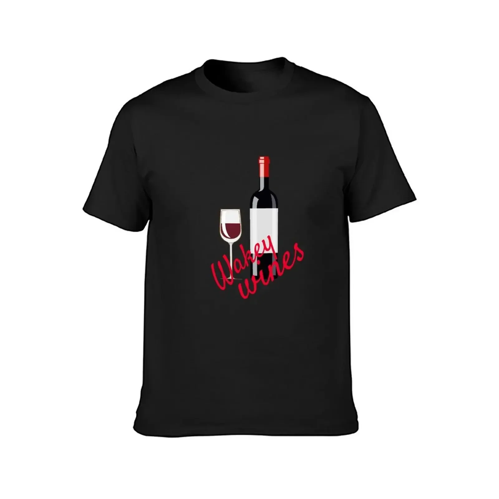 wakey wines T-Shirt plus sizes anime clothes mens designer clothes