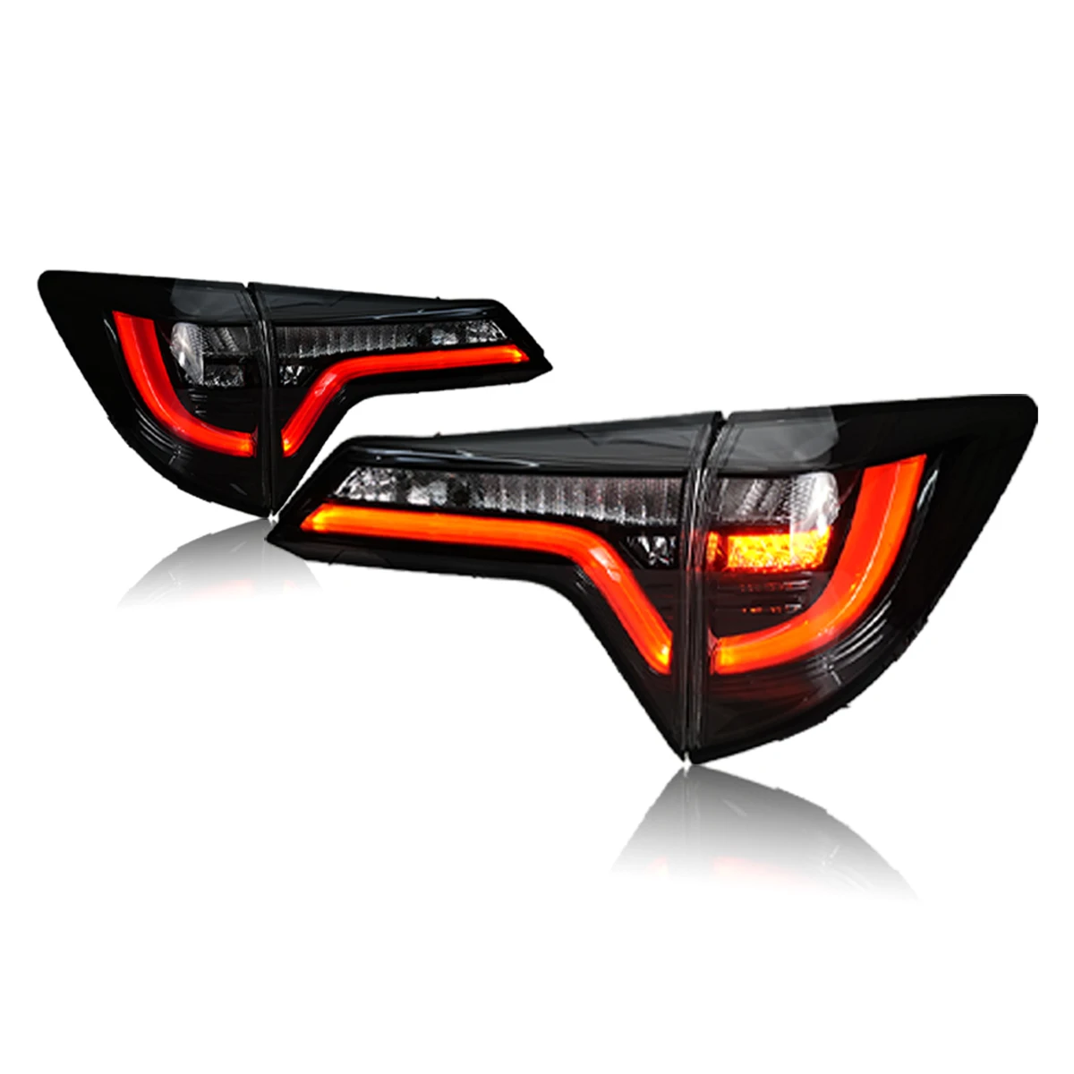 LED Rear Tail Lights For Honda HRV HR-V Vezel 2014-2019 Upgrade New Energy Edition Tail Lamps Car Accessories