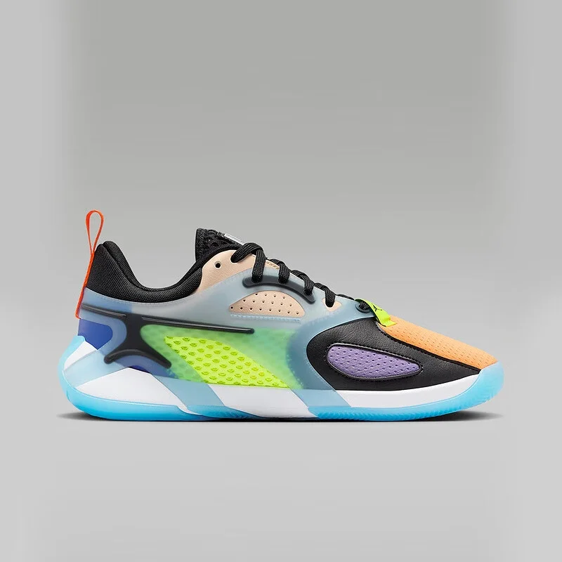 أحذية كرة السلة العملية الممتصة للصدمات من سلسلة Nike Jordan للرجال والنساء، أحذية كرة سلة جديدة خفيفة الوزن وقبضة ملفوفة حول الرقبة مع مجموعات ألوان فريدة من نوعها، أحذية كرة سلة رياضية خارجية عصرية، تصميم متخصص لا يظهر Fz2473-018 #3