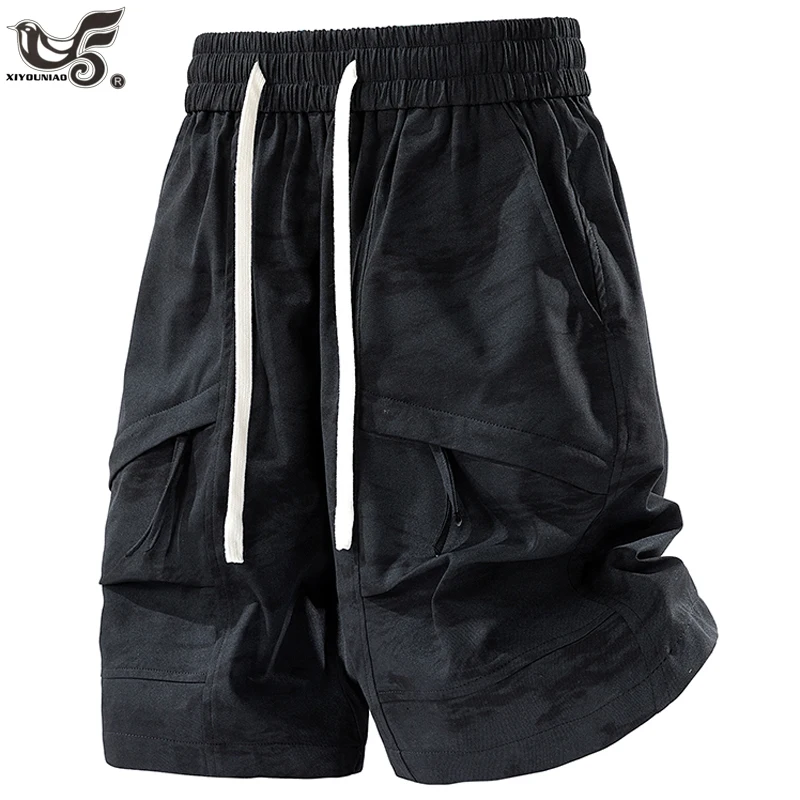 

Summer men's casual and cargo shorts hommes Streetwear multi-pocket bermudas masculina Gym Sports running Pants clothes for man
