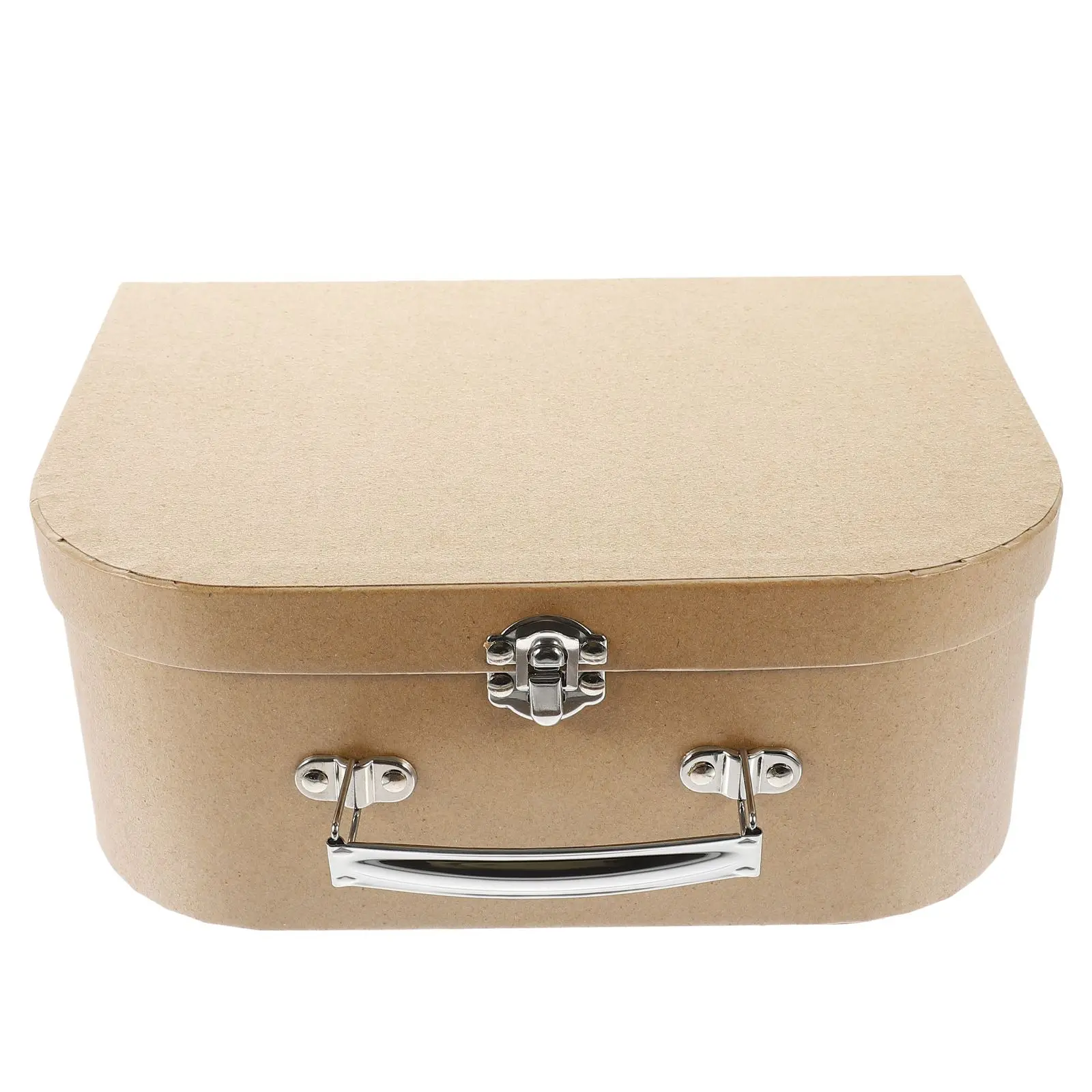 Paperboard Suitcases Paper Storage Box Decorative Gift Boxes With Lids Travel Themed Chest Small Stackable Luggage Mache Box