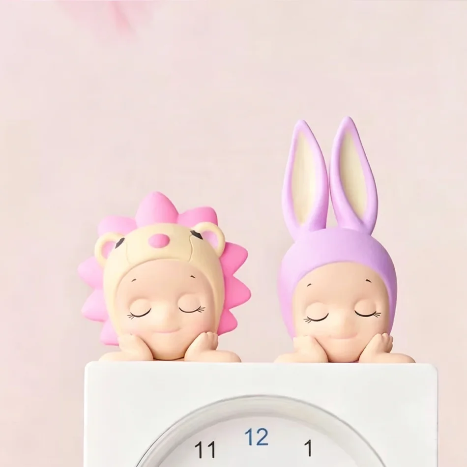 Lying Angel Sleep Series Blind Box im erhöhten Fußstil, trendige Spielzeugfigur, Handyhalter, Zimmer- und Auto-Ornament – Detail 4