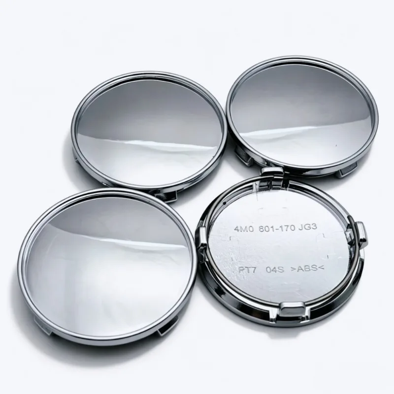 4 Stück 61mm (Clip-Größen 56mm) Leere Radnabenkappen ohne Emblem, Radkappen, Felgenabdeckungen, Staubschutz, Ersatz-Autozubehör – Detail 7