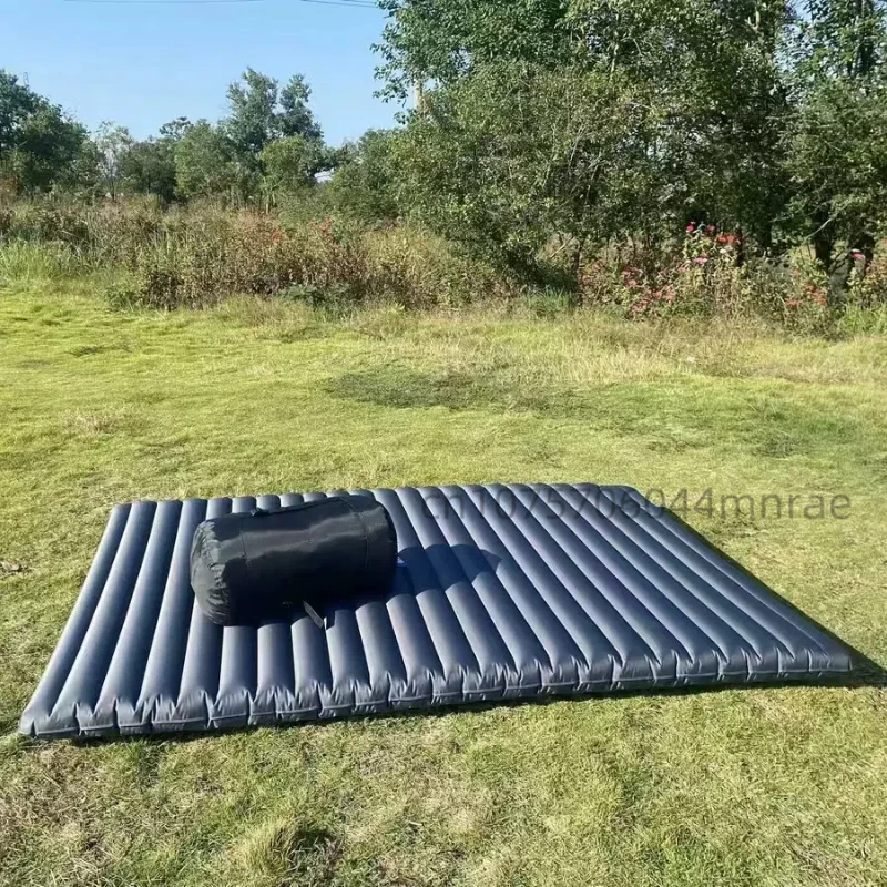 Single Inflatable Mat, Outdoor Camping, Thick Waterproof Inflatable Bed, Tent Moisture-proof Mat, Lunch Break Folding Bed