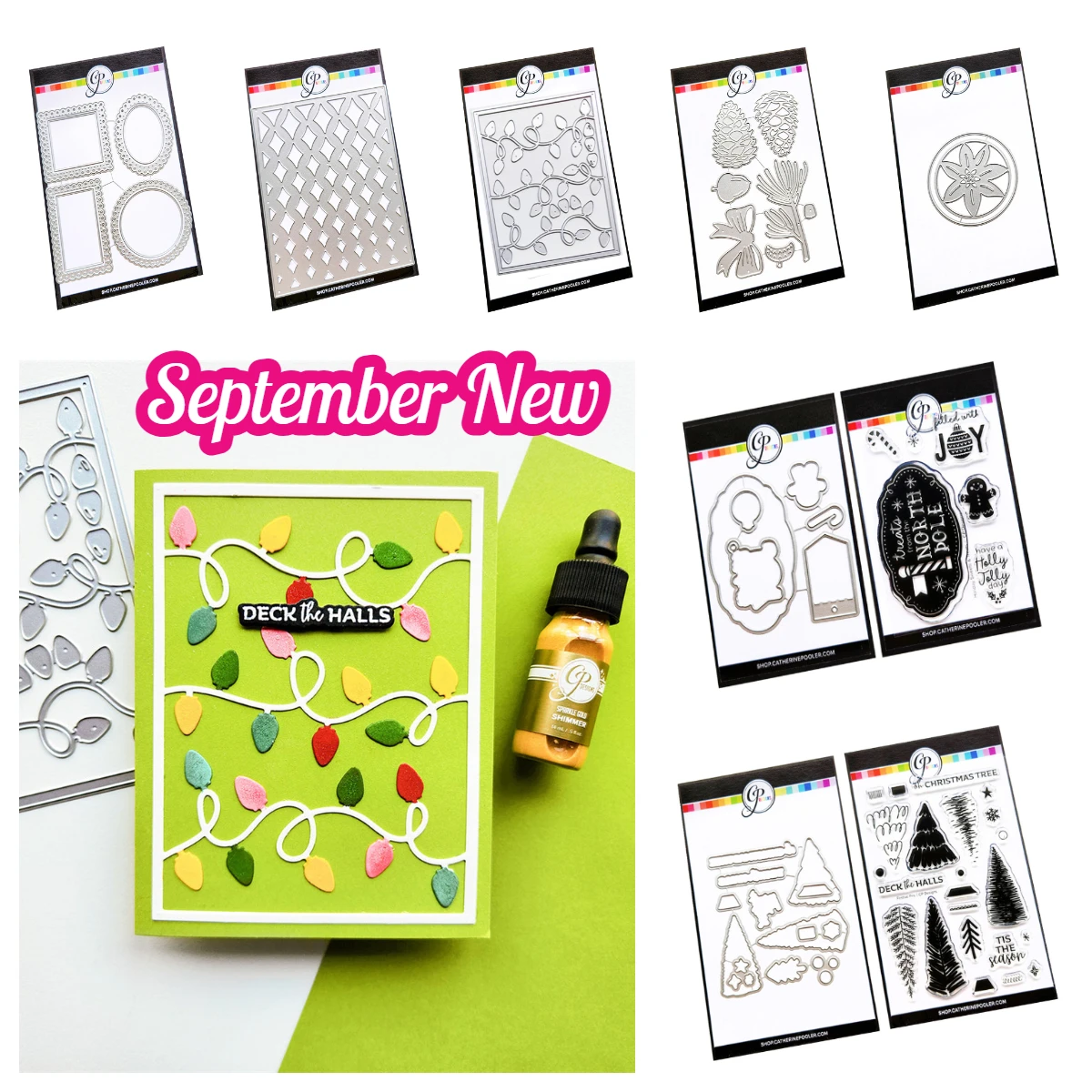 Weihnachtliche fröhliche Jingle-Grüße, Metall-Stanzformen und Stempel, Frosty Friends Stanzform, Basteln, Prägung, DIY, Scrapbooking, Papierkarte