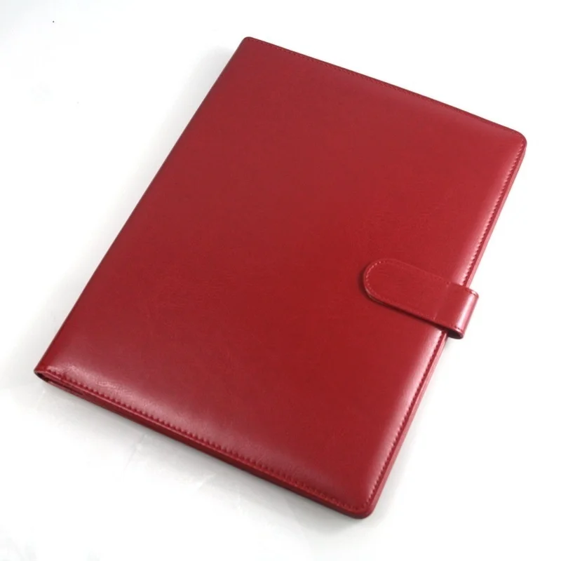 Multifunctional A4 Conference Folder Business Stationery Folder Leather Contract File Folders Bill Organizer Document Holder