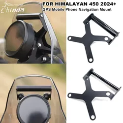 2024 New Motorcycle Accessories Phone Holder Stand GPS Navigation Plate Bracket For Himalayan 450 Himalayan 452 2024 2025