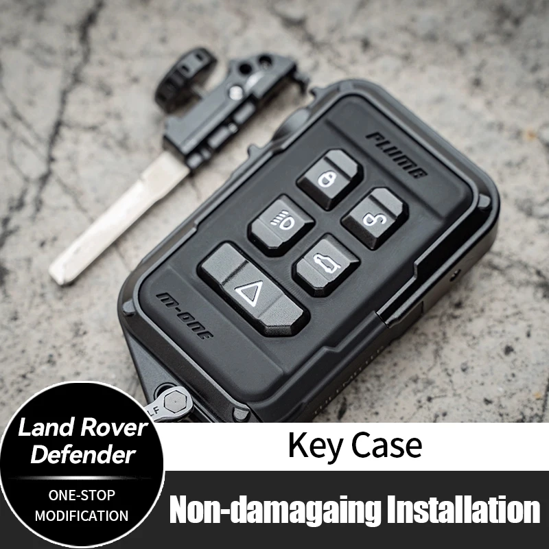 

Plumb For Land Rover Defender 90/110/130 Key Case Aluminum Key Fob Cover Bag Luxury Key Shell Case Car Accessories