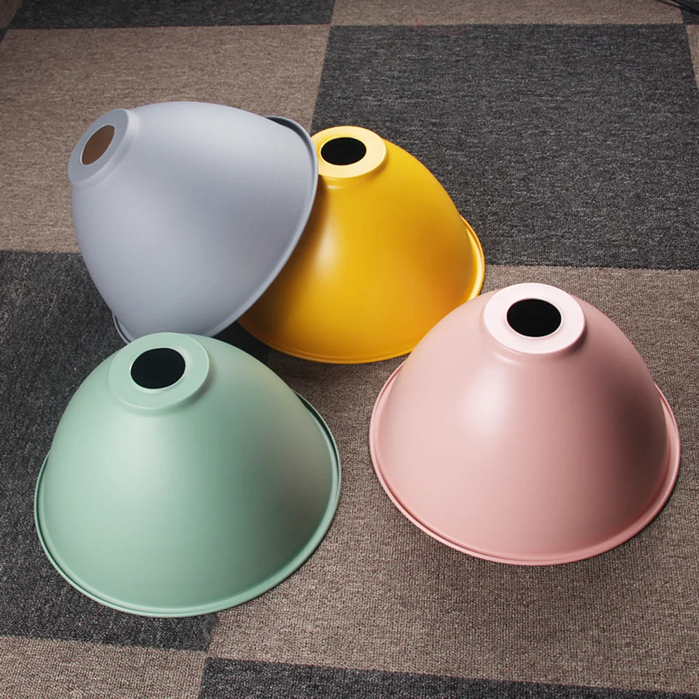 

1Pcs Industrial Hanging Lamp Lampshade Macarons Color Creative Ceiling Light Shade 30Cm for Living Room Restaurant