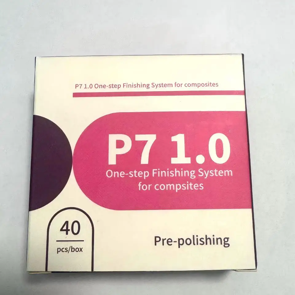 Dentpark 40Pcs Disposable Dental Polishing Cups Composite Resin Polisher Burs Silicone Rubber Contra Angle Dentistry Lab