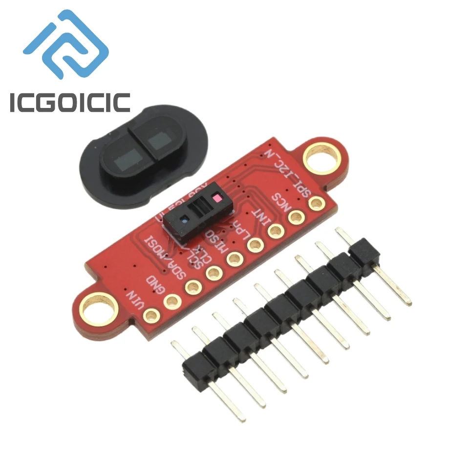 

VL53L8 Лазерный модуль измерения дальности VL53L8CX 8x8 Многоэтажный TOF Датчик измерения дальности в час в полете