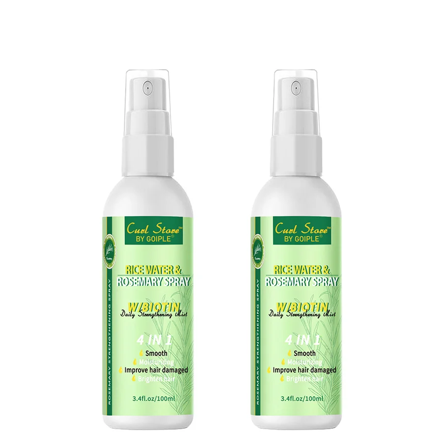 

GOIPLE Rice Water Rosemary Spray Moisturizing Nourishing Split Ends Hair Essential Oil Anti-frizz & Smoothing Hair Care Products