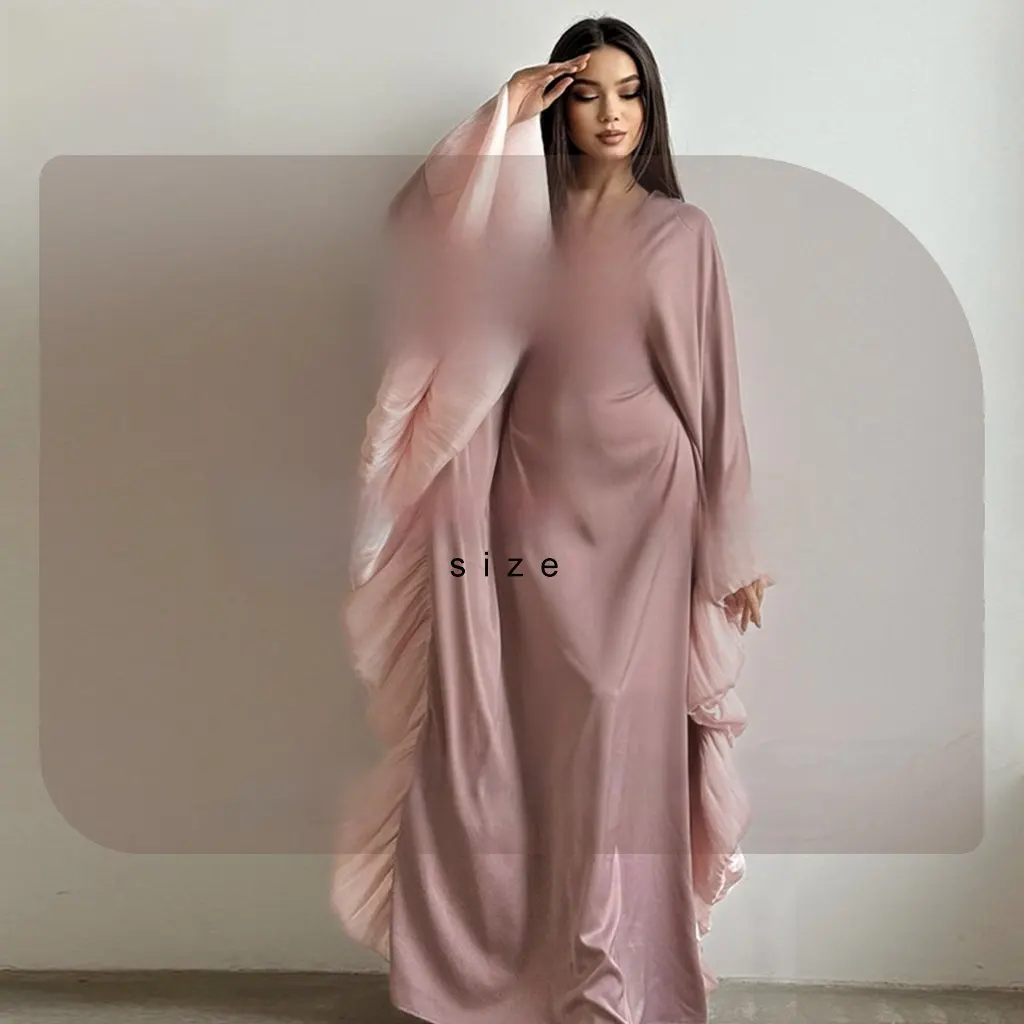 فستان Loriya نسائي مقاس كبير LRDB002 لأوروبا وأمريكا والشرق الأوسط ودبي تركيا
