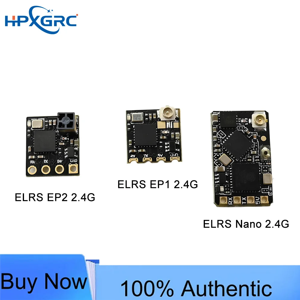 HPXGRC ELRS 2.4G Mini-Empfänger ExpressLRS RX Nano 2400RX EP1 EP2, Langstrecken-Hochleistungsempfänger für FPV-Drohnen RC
