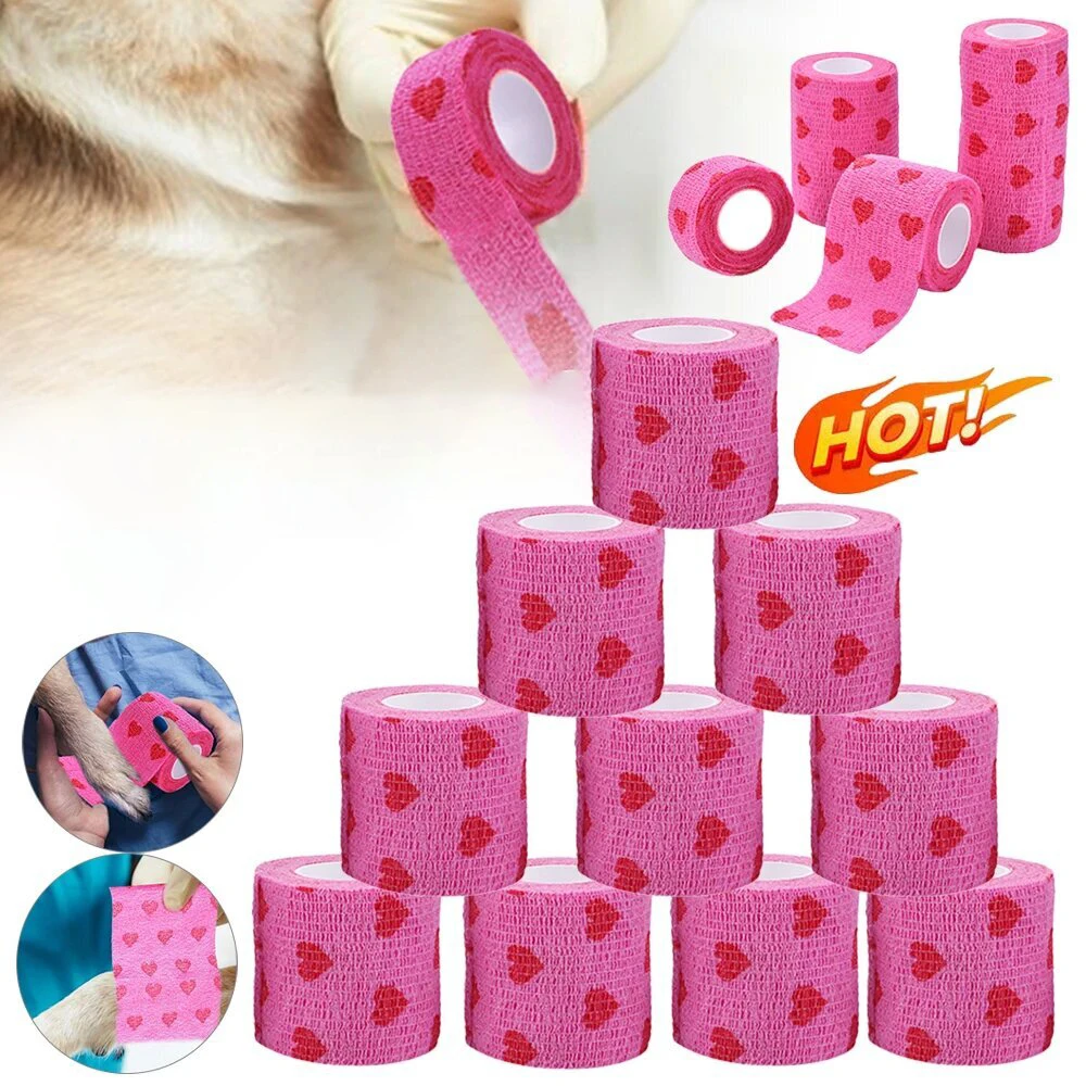Elastic Self-Adhesive Bandage – Waterproof Tattoo Grip Tape, Non-Slip Sports Wrap for Ankle Wrist Support