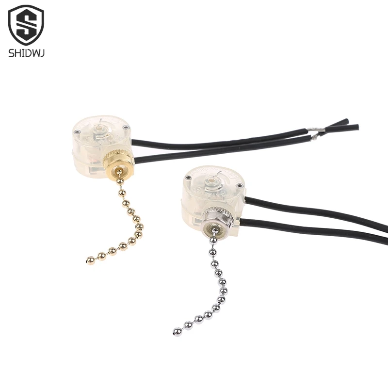 Universal Ceiling Fan Lamp Pull Switch DIY Wall Light Replacement Pull Chain Cord Controller Switchs Home Lighting Accessories