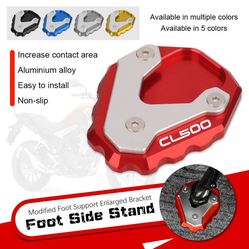 Für CL500 CL250 CL300 CL250 300 500 2023 2024 Motorrad Ständer Fuß Seite Stehen Verlängerung Pad Unterstützung Platte Vergrößern Stehen
