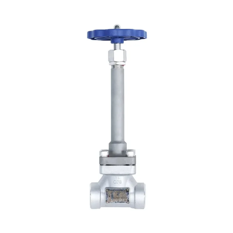 DJ-25D Socket-welding Long Stem Flange Cryogenic Globe Valve for Liquid Gas Vessel