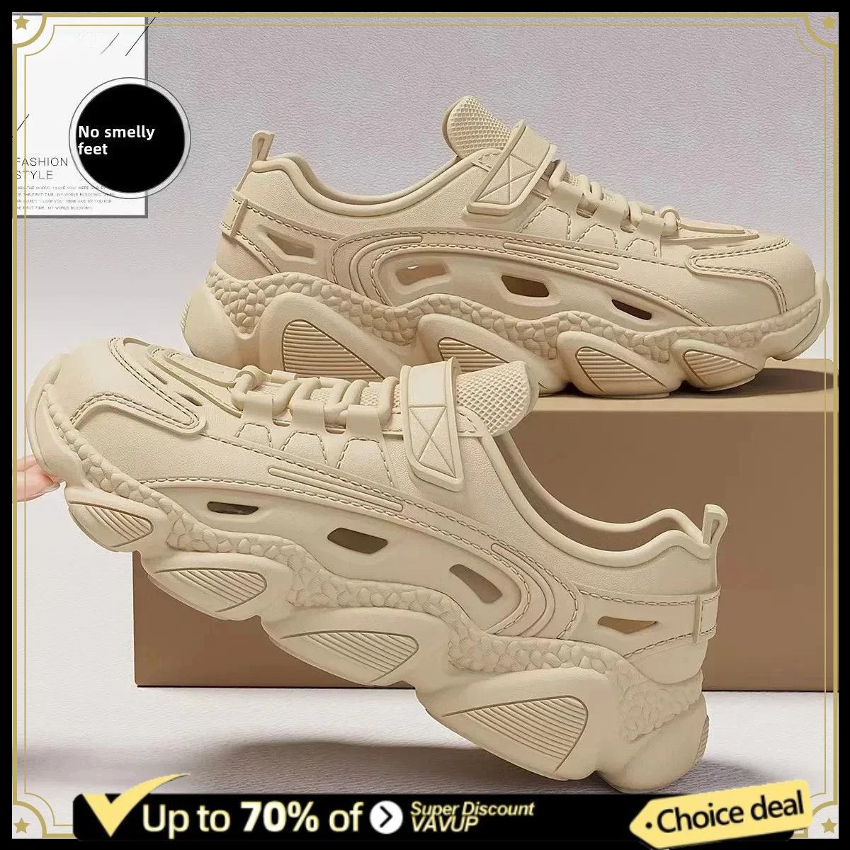 

Outdoor Sports Slippers for Men and Women, Thick-Soled Eva Non-Slip Breathable Clogs, Fishing Beach Sandals for Men and Women