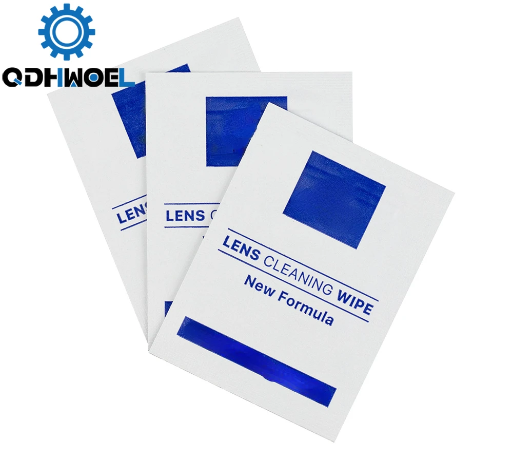 QDHWOEL Lens Cleaning Wipes for 10.6um CO2 and 1064nm Fiber Laser Lenses mirror 10 Pcs Pack