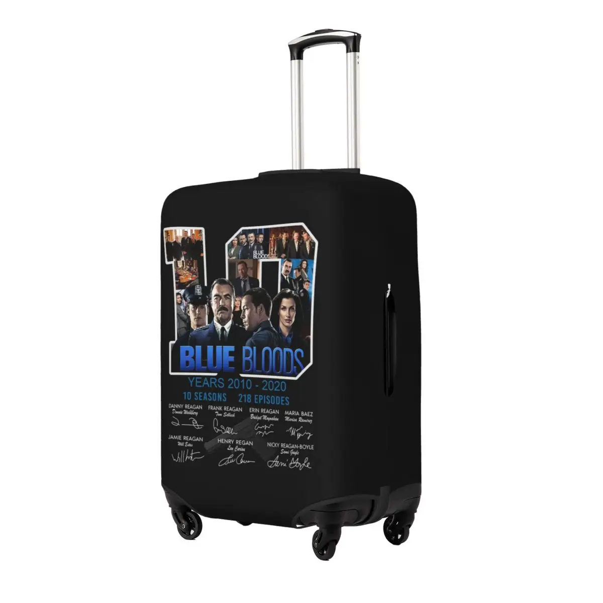 

Blue Bloods Year 10 Seasons Suitcase Cover Protection Elastic Travel Luggage Protector Covers for Inch