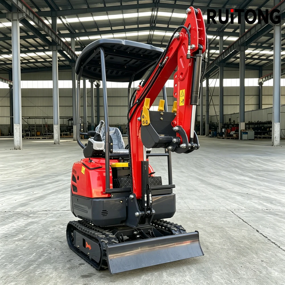 Mini excavators for gardening and construction diesel powered for engineering suitable for various applications