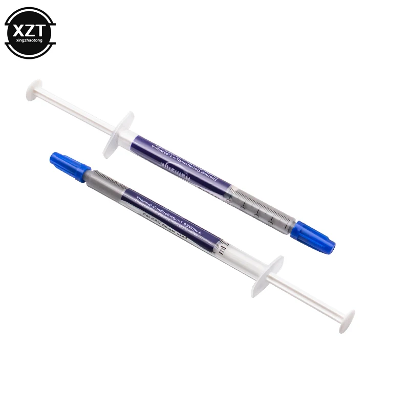 10pcs/lot 1g Grey Silver Thermal Grease Silicone Heat Sink Paste CPU Cooler Heatsink 10% Silver For CPU