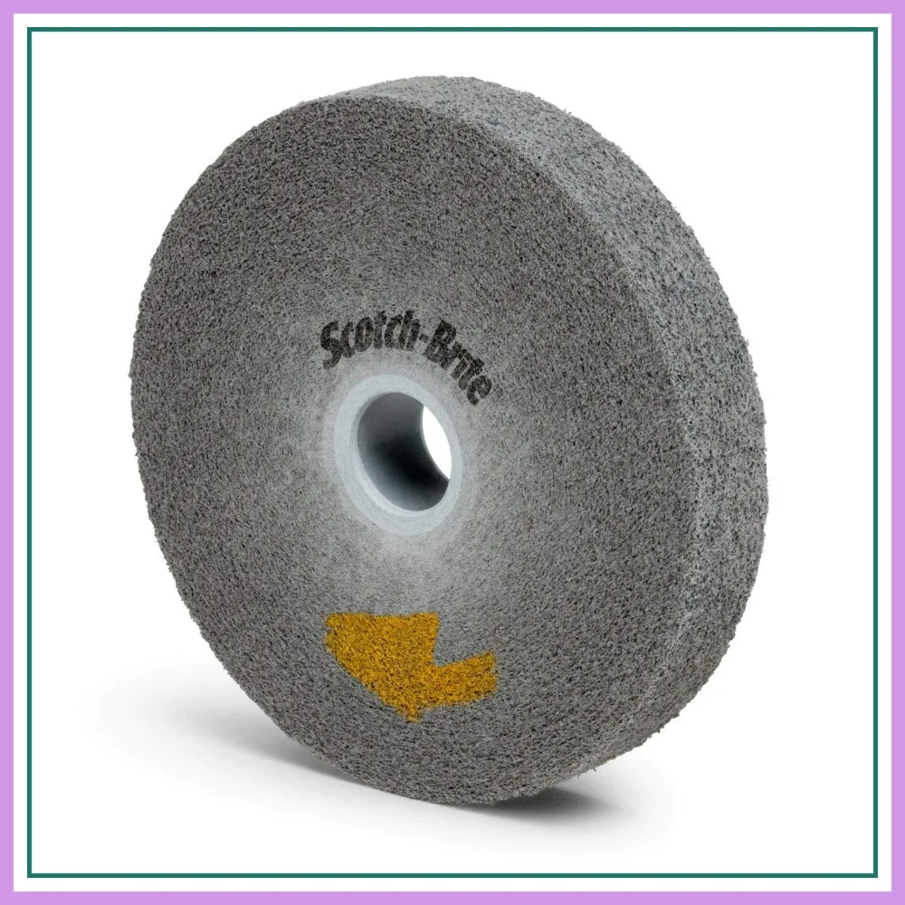 

Deburring Wheel - Metal Finishing & Polishing - 6" x 1" x 1" - Unitized