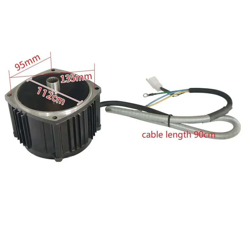 Electric Forklift Drive Motor 48V 60V 1000W Lifting Unloading Brushless Motor for Transport Vehicles
