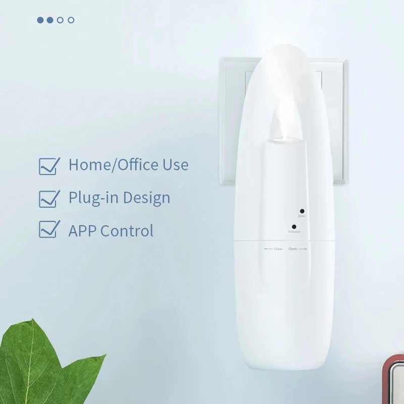 Smart Aroma Essential Oil Diffuser Bluetooth APP Control Plug-in Wall Scent Aromatherapy Machine Air Fresher for Home Office