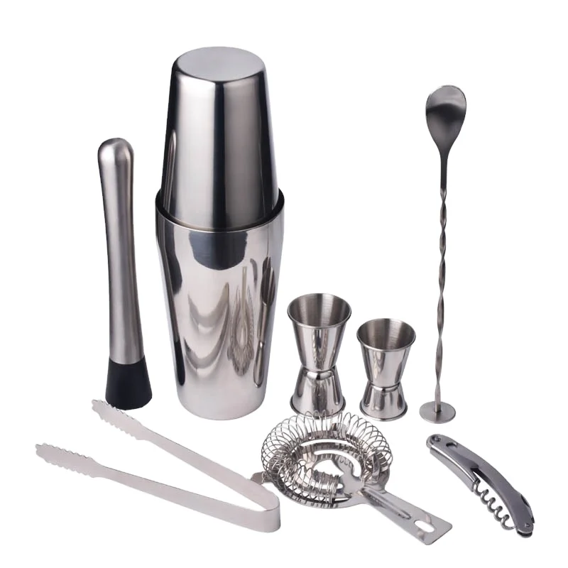 

Professional Stainless Steel Rod Accessories Set Bar Tools Bartender Set