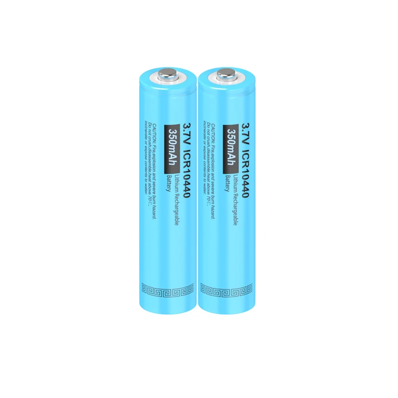 PKCELL زر علوي AAA ICR10440 3.7 فولت Liion بطاريّة ليثيوم قابلة لإعادة الشحن 10440 للمصابيح الأمامية الميكانيكية mod الشعلة العلوي vap