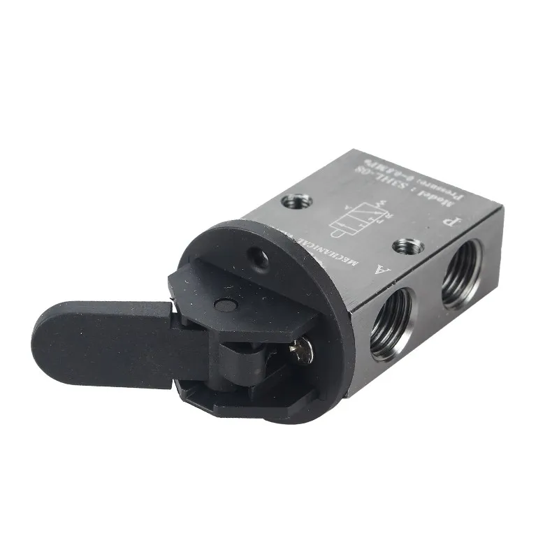 S3HL-08 2 Position 3 Way Manual Handle Control Pneumatic Mechanical Valve S3HL-06 S3HL-M5